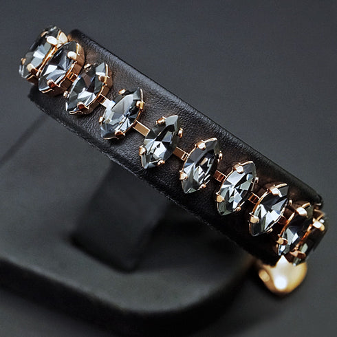 Браслет "Ornella II (Silver Night)" с кристаллами Swarovski™